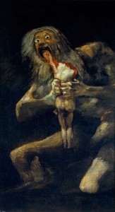 Saturno devorando a su hijo, de Goya, podría ser una perfecta cubierta